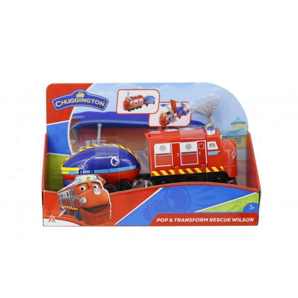 CHUGGINGTON POP AND TRANSFORM RESCUE WILSON TRAIN WAGON 