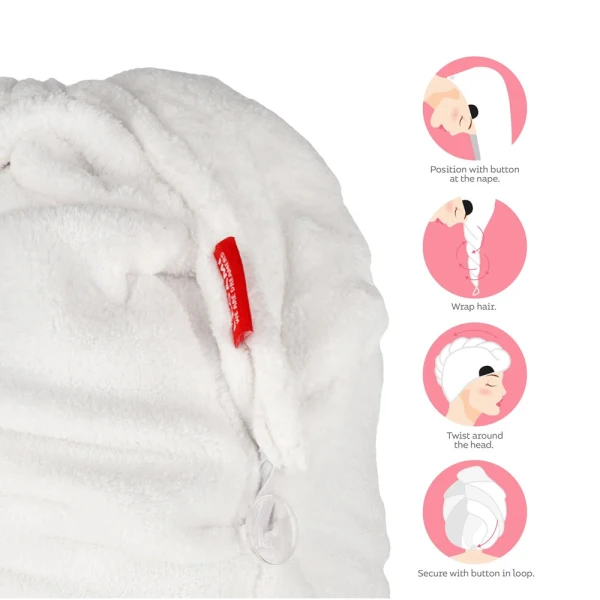LEGAMI LOVE MY HAIR - HAIR TURBAN TOWEL - PANDA