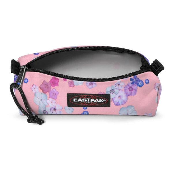 EASTPAK BENCHMARK SINGLE PENCIL CASE FLORAL BLOOM PINK