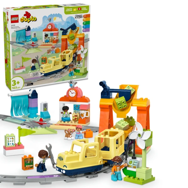 LEGO® DUPLO® TOWN ΜΕΓΑΛΟ ΔΙΑΔΡΑΣΤΙΚΟ ΚΟΙΝΟΤΙΚΟ ΤΡΕΝΟ