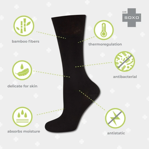 SOXO MEN SOCKS BAMBOO