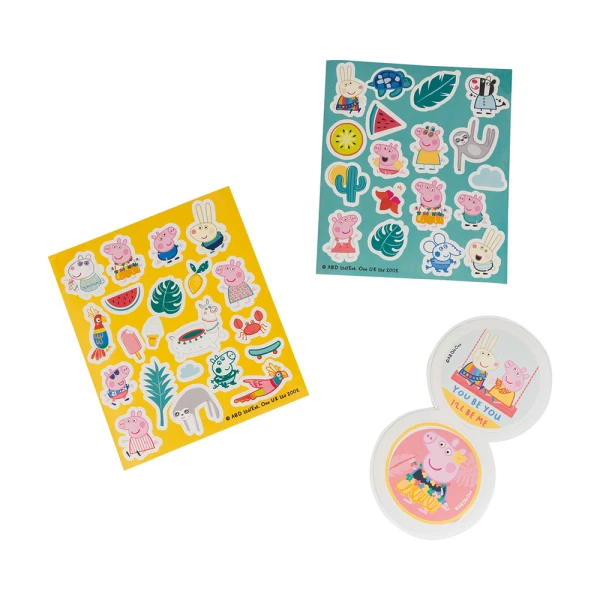 AS DRAWING SET PEPPA PIG TRANSPARENT BAG FOR AGES 3+