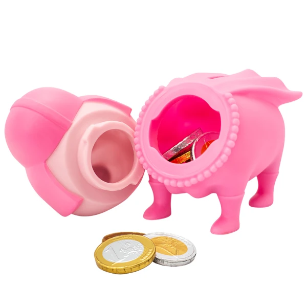 LILALU PIGGY BANK PINK STAR