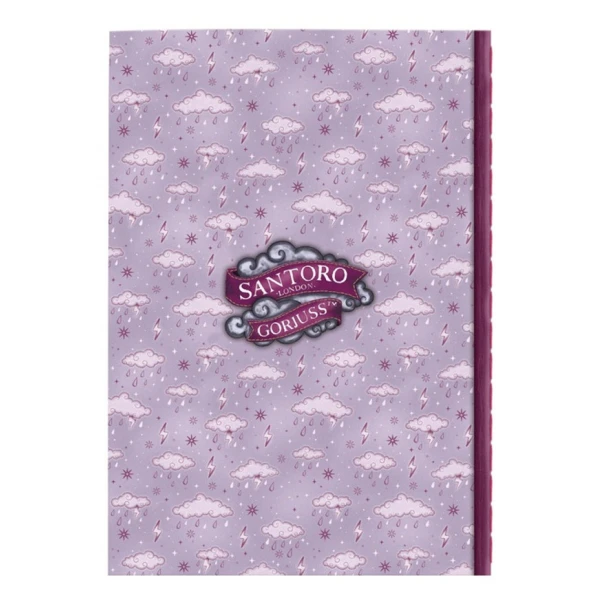 GORJUSS SANTORO STITCHED NOTEBOOK LITTLE STORM CLOUD