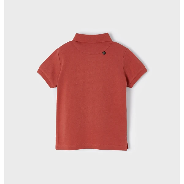 MAYORAL SHORT SLEEVES PRINTED POLO TERRACOTTA