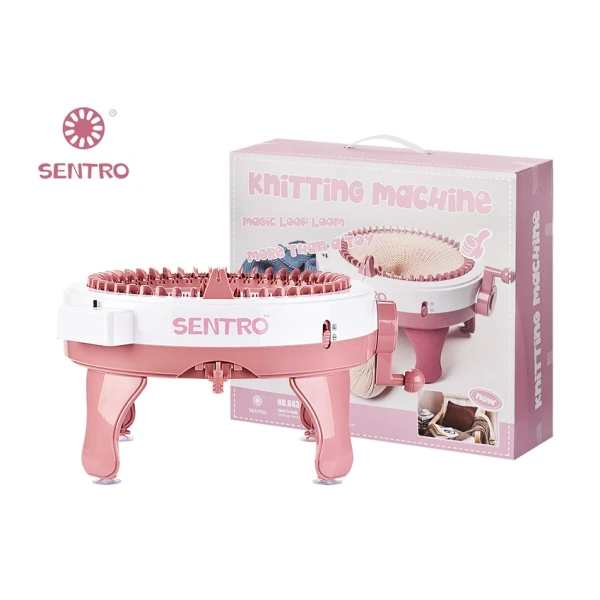 KNITTING MACHINE WITH ACCESSORIES