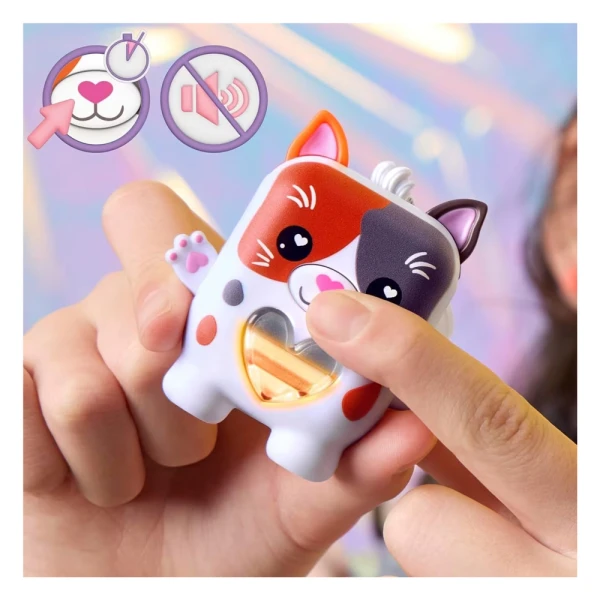 NANO-MALS ELECTRONIC FIDGET PET - PURRNELOPE THE CALICO KITTY