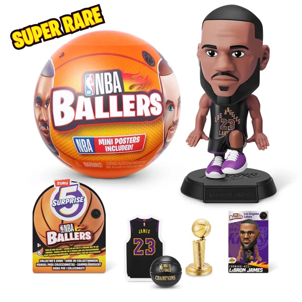 ZURU ΜΙΝΙΑΤΟΥΡΑ ΣΥΛΛΕΚΤΙΚΗ ΕΚΠΛΗΞΗ 5 SURPRISE SEASON 1 NBA BALLERS