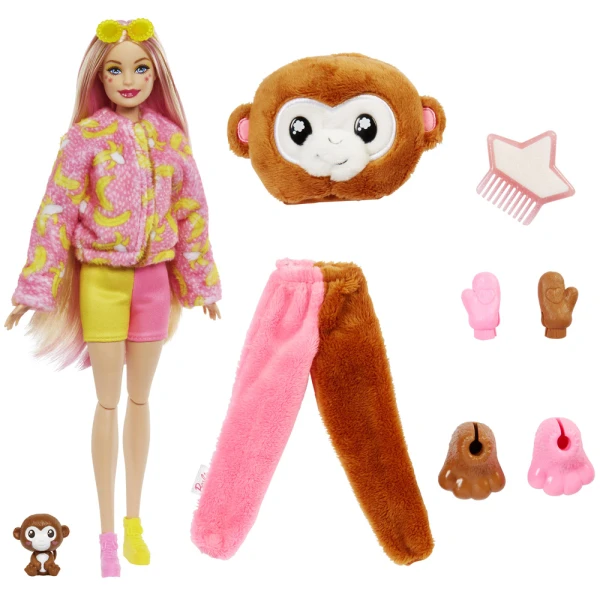 BARBIE DOLL CUTIE REVEAL - MONKEY