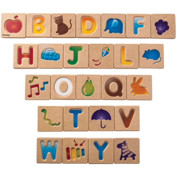 PLAN TOYS ΞΥΛΙΝΗ ΑΛΦΑΒΗΤΑ ΑΓΓΛΙΚΑ (Α-Ζ)
