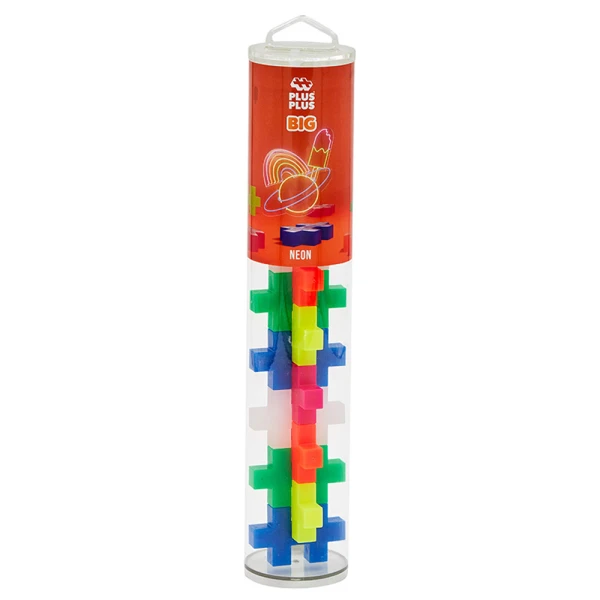 PLUS-PLUS BIG BLOCKS NEON FOR 12+ MONTHS