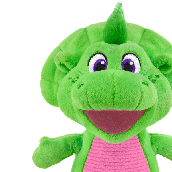 FISHER PRICE BARNEY\'S WORLD PLUSH 20 cm DINOSAUR GREEN