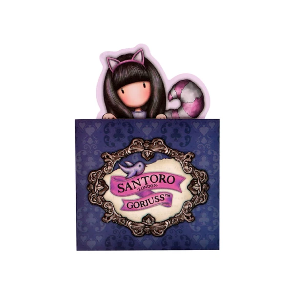 GORJUSS SANTORO POP UP ΜΠΛΟΚΑΚΙ ΣΗΜΕΙΩΣΕΩΝ CHESHIRE CAT
