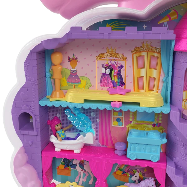 POLLY POCKET MINI BEAUTY SALON UNICORN
