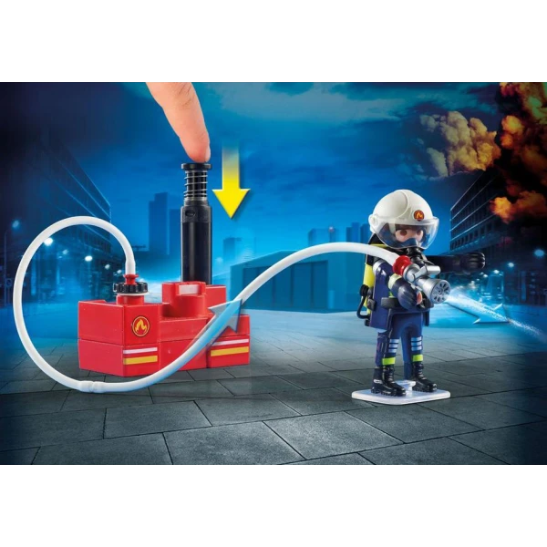 PLAYMOBIL CITY ACTION ΠΥΡΟΣΒΕΣΤΕΣ ΜΕ ΑΝΤΛΙΑ ΝΕΡΟΥ