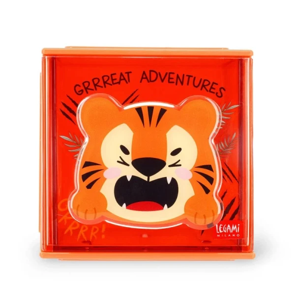 LEGAMI STACKABLE DESK STORAGE BOX - TIGER