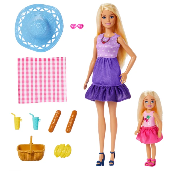 BARBIE FAMILY & FRIENDS ΚΟΥΚΛΑ BARBIE MALIBU & CHELSEA CORE