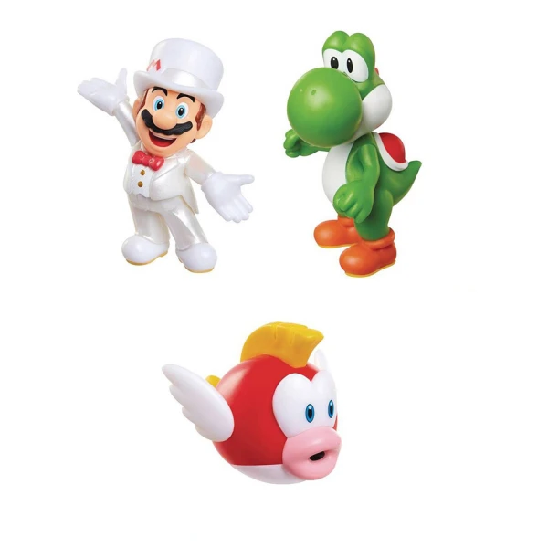 6.5 CM. SUPER MARIO FIGURES - 3 DESIGNS