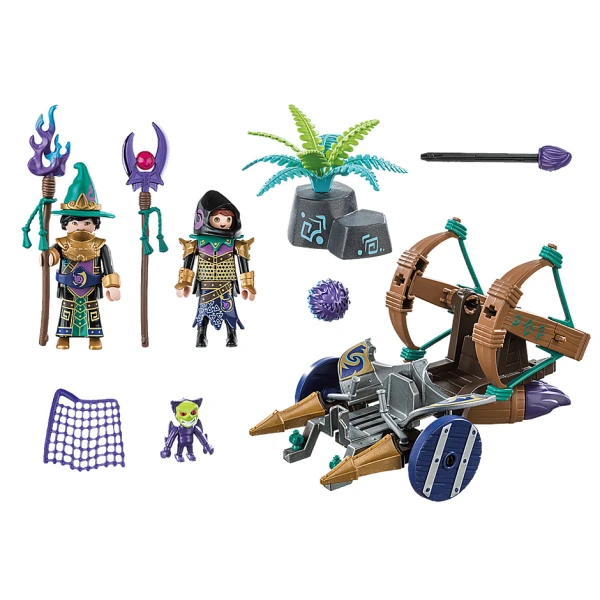 PLAYMOBIL NOVELMORE ΑΜΑΞΑ ΜΕ ΚΥΝΗΓΟ ΤΕΡΑΤΩΝ