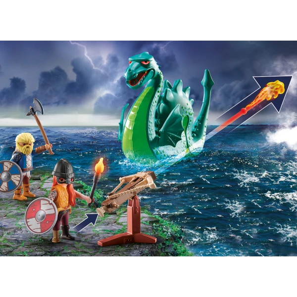 PLAYMOBIL VIKINGS WITH SEA MONSTER