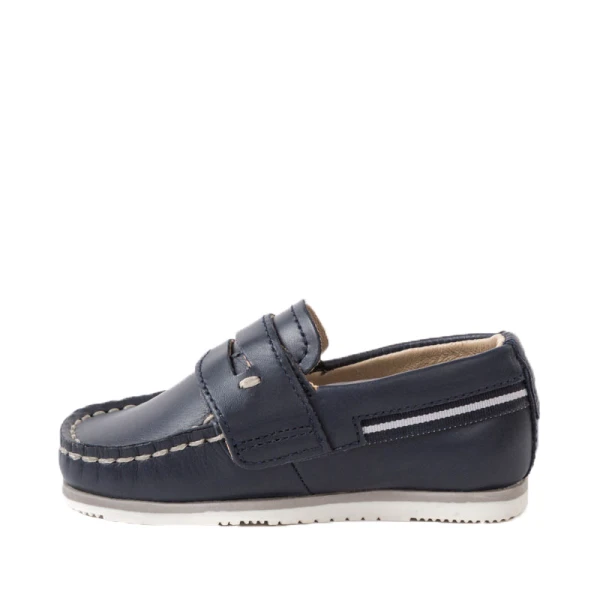 MAYORAL LEATHER SHOES NAVY VELCRO NAVY BLUE