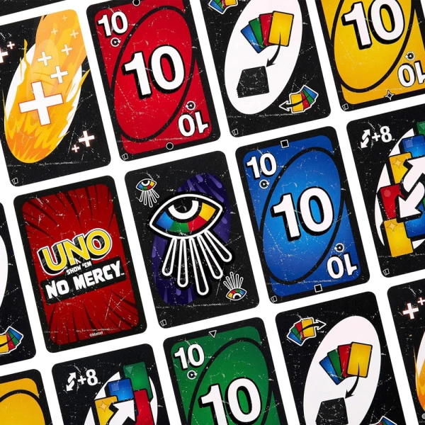CARDS BOARD GAME UNO NO MERCY BOOSTER SET