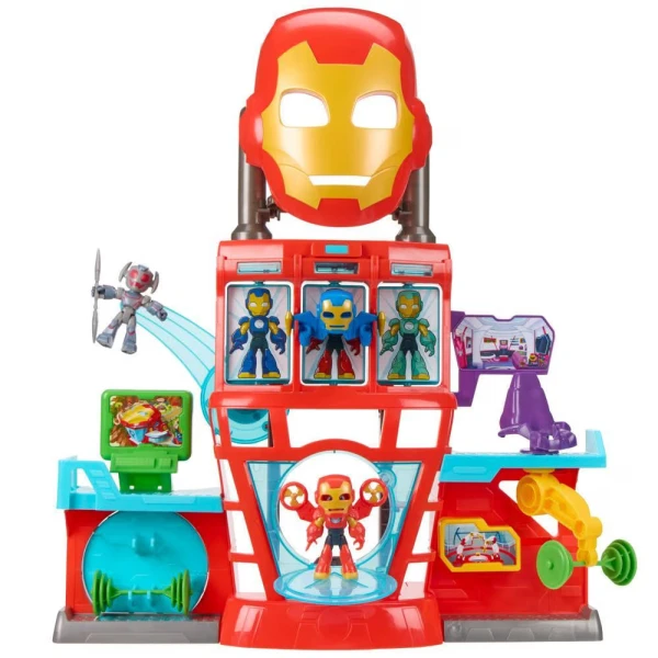 MARVEL IRON MAN AND HIS AWESOME FRIENDS ΣΕΤ ΠΑΙΧΝΙΔΙΟΥ IRON QUARTERS
