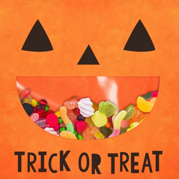HALLOWEEN ΤΣΑΝΤΑ 28Χ30 εκ. ΜΕ ΠΑΡΑΘΥΡΟ - 2 ΣΧΕΔΙΑ