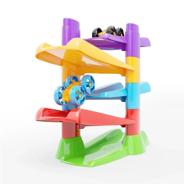 QUERCETTI RACE TRACK WITH FLIP CARS 7 pcs