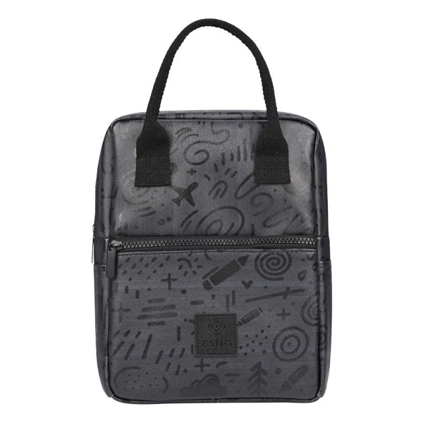 ESTIA HOME ART LUNCH BAG 7L - NOIR ECHO