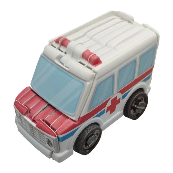 3D STICKER PUZZLE 24 pcs VEHICLES - 3 DESIGNS