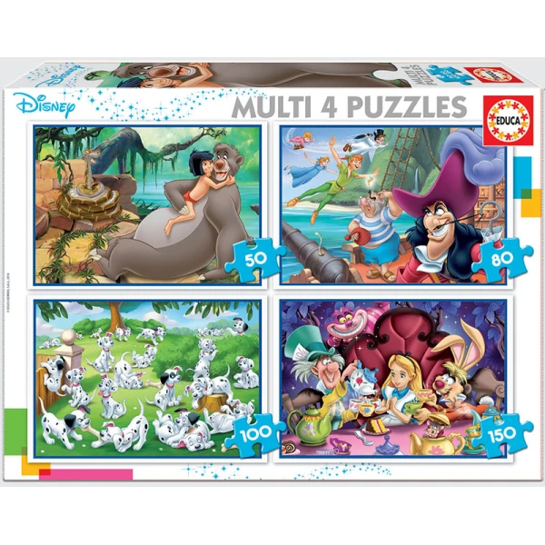 EDUCA MULTI 4 ΠΑΖΛ DISNEY CLASSIC 50-80-100-150