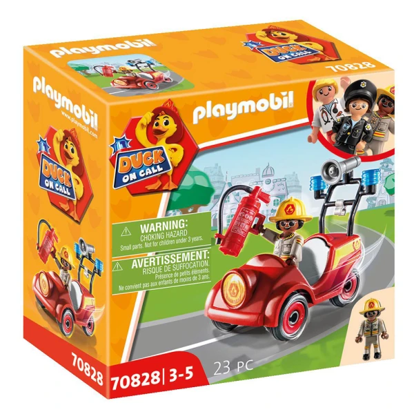 PLAYMOBIL DUCK ON CALL - FIRE RESCUE MINI-CAR