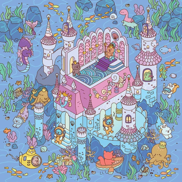 COSY STICKERS WORLDS ΒΙΒΛΙΟ ΜΕ ΑΥΤΟΚΟΛΛΗΤΑ MAGICAL WHIMSY