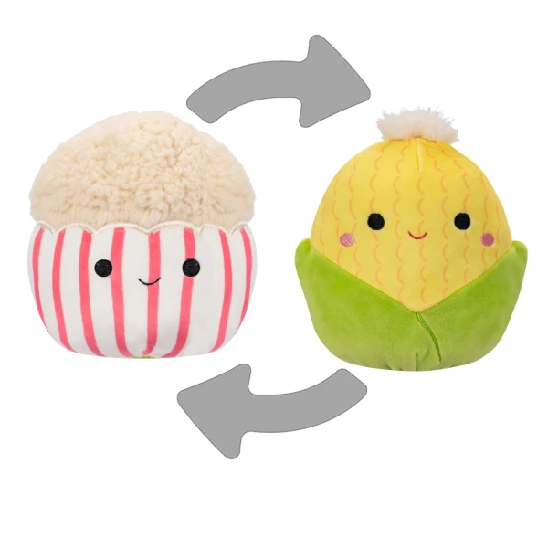 SQUISHMALLOWS FLIPMALLOWS ΛΟΥΤΡΙΝΟ 13 εκ. CORN-POPCORN