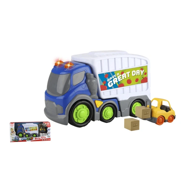 KIDZ 2 GO BIG BUSY CITY - ΜΕΤΑΦΟΡΑ ΦΡΟΥΤΩΝ 31 cm