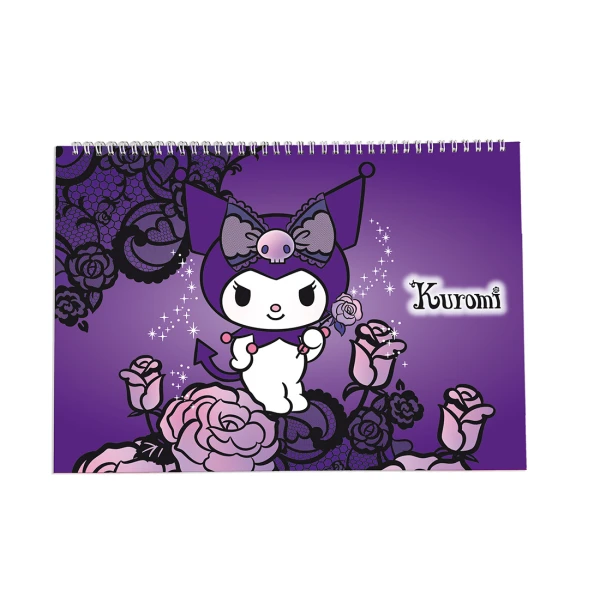 ΜΠΛΟΚ ΖΩΓΡΑΦΙΚΗΣ Α4 30 ΦΥΛΛΑ KUROMI - 2 ΣΧΕΔΙΑ