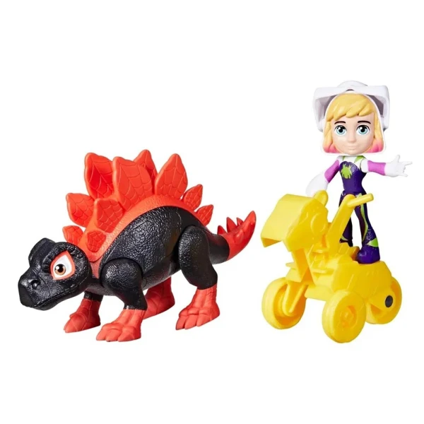 SPIDEY AND HIS AMAZING FRIENDS DINO WEBS DINO SPIN & GHOST-SPIDER