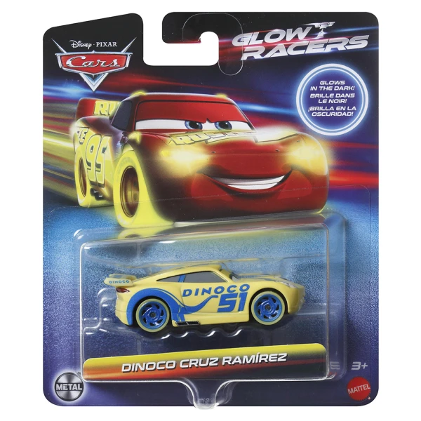 DISNEY AND PIXAR CARS ΑΥΤΟΚΙΝΗΤΑΚΙ GLOW RACERS D - DINOCO CRUZ RAMIREZ