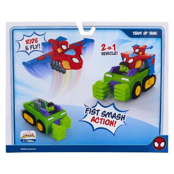 SPIDEY VEHICLE 2IN1 ACTION TEAM SPIDEY-HULK