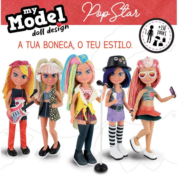 EDUCA MY MODEL DOLL DESIGN POP STAR
