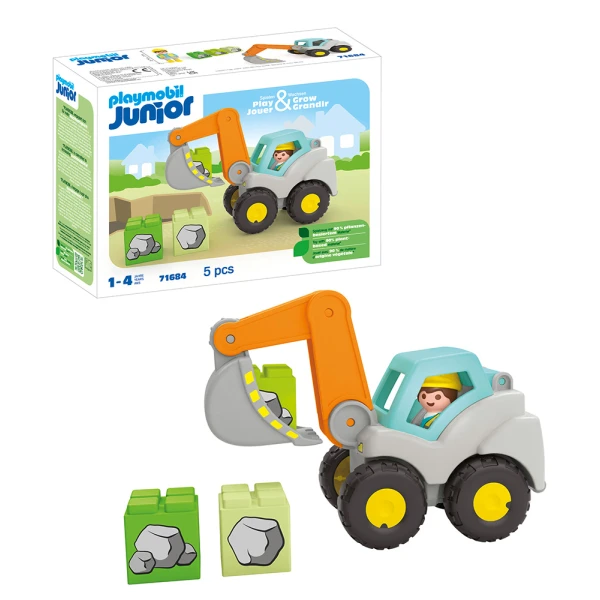 PLAYMOBIL JUNIOR ΦΟΡΤΩΤΗΣ ΕΚΣΚΑΦΕΑΣ