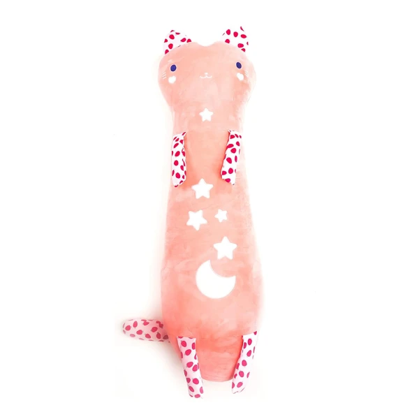 PLUSH PILLOW ORANGE CAT YUKI 120 cm
