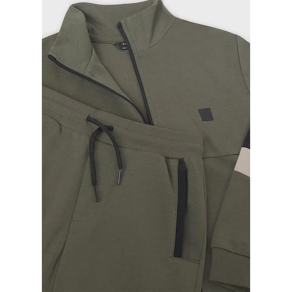 MAYORAL TRACKSUIT STRIPES OLIVE 