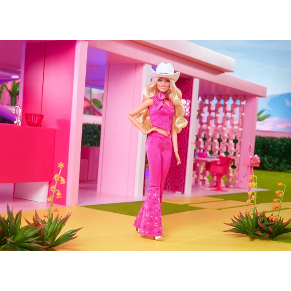 ΣΥΛΛΕΚΤΙΚΗ ΚΟΥΚΛΑ BARBIE MOVIE PINK WESTERN OUTFIT