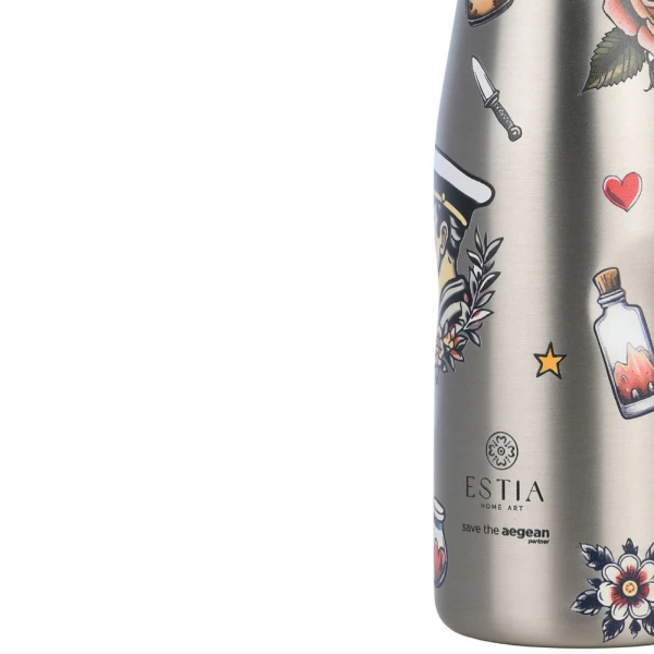 ESTIA HOME ART ΘΕΡΜΟΣ ΤΑΞΙΔΙΟΥ 500ml - OLD SCHOOL INK