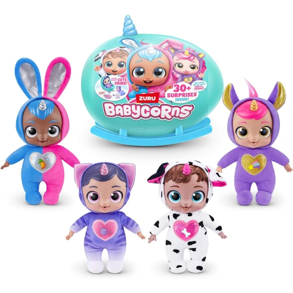 ΚΟΥΝΙΑ BABYCORNS ΚΟΥΚΛΑ ΜΕ ΦΩΣ ΚΑΙ ΗΧΟ LARGE - 4 ΣΧΕΔΙΑ