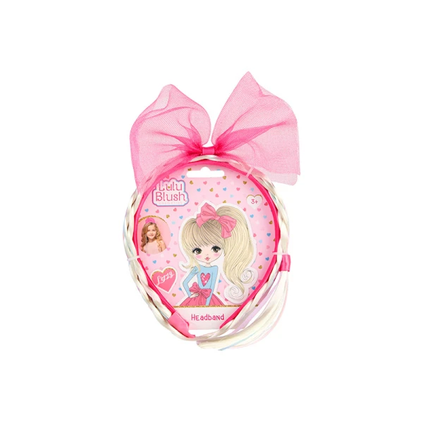 LULU BLUSH BRAIDED HEADBAND - 2 COLORS
