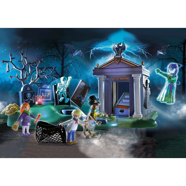PLAYMOBIL SCOOBY_DOO! ΠΕΡΙΠΕΤΕΙΑ ΣΤΟ ΝΕΚΡΟΤΑΦΕΙΟ