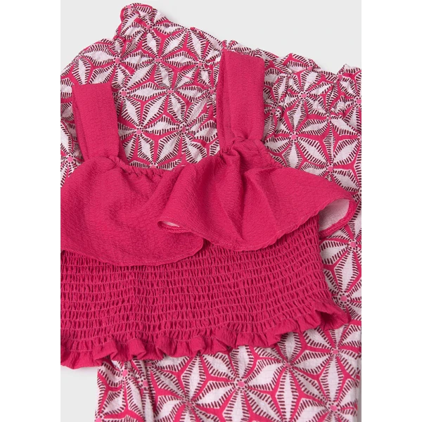 MAYORAL SET TROUSERS LONG PRINTED POMEGRANATE 